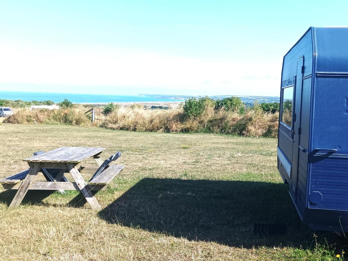 Camping Les Ronds Duval Face Aux Iles Anglo-Normandes Les Moitiers-d'Allonne Exteriör bild