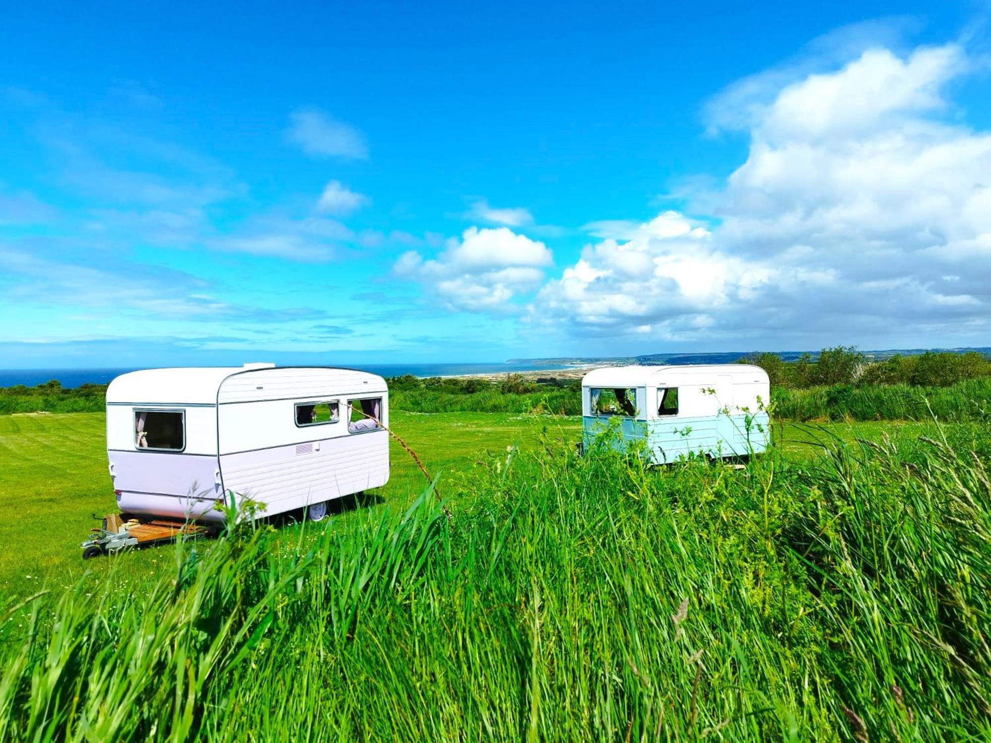 Camping Les Ronds Duval Face Aux Iles Anglo-Normandes Les Moitiers-d'Allonne Exteriör bild